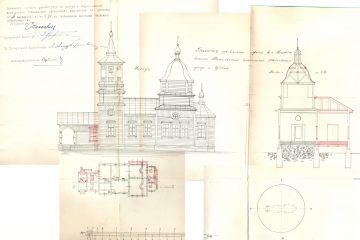 Архивные проектные чертежи деревянных храмов Югры
